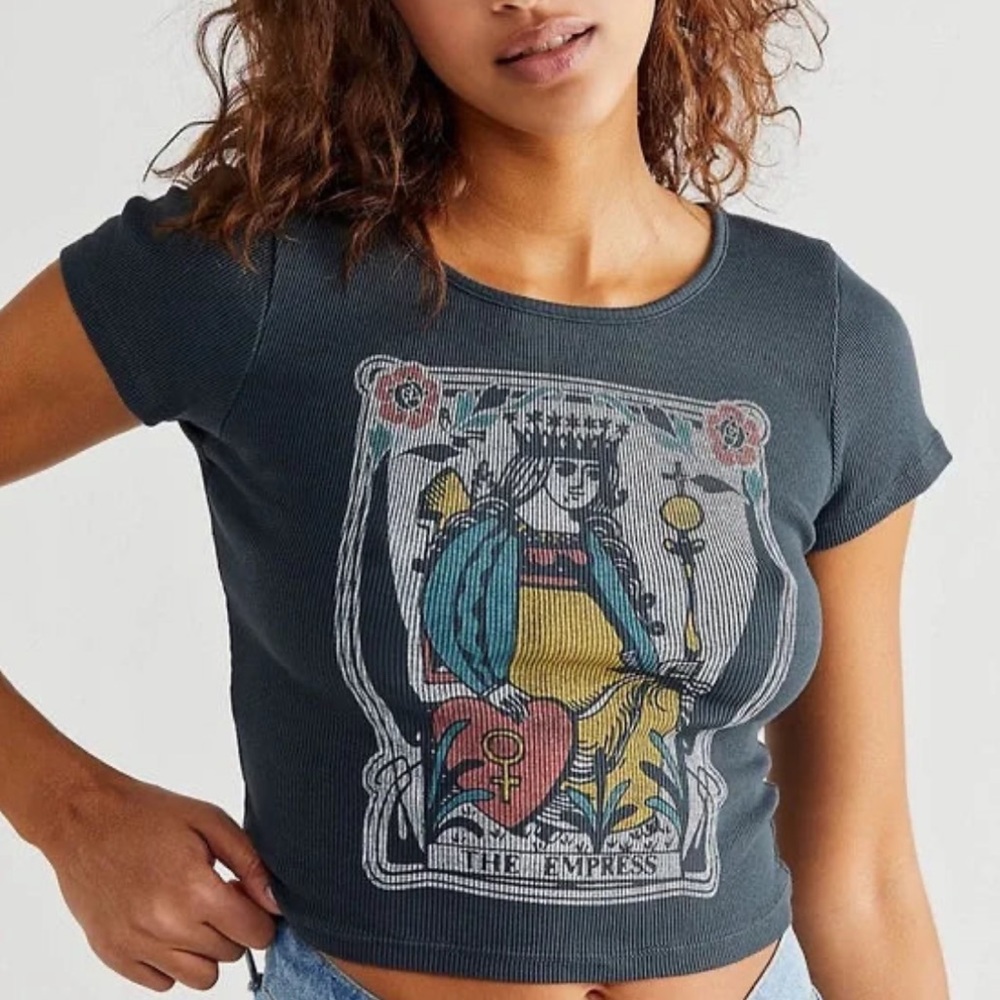 Empress Ribbed Baby Tee by Daydreamer